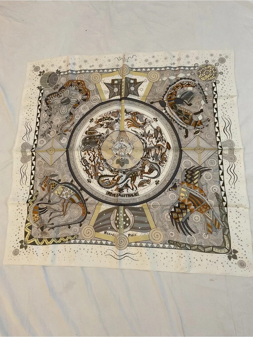 Hermes Reve D’Australia Silk Scarf